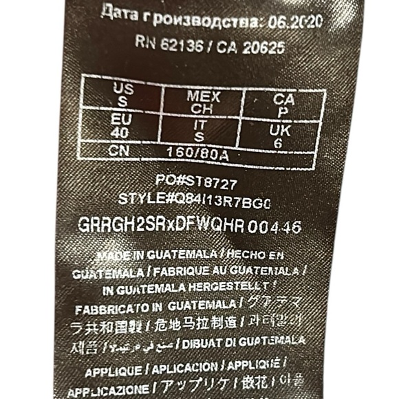 Guess top,women S,Red Fitted Short Sleeve T-shirt, side logos, bright,fun,cotton - Picture 12 of 15